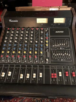 Carvin Mx822 Vintage Mixing Board/mixer Analog Made In Us 8 Channel
