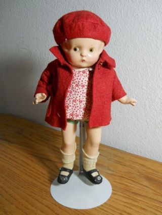 An Old 12 " Effanbee Patsy Jr Composition Doll