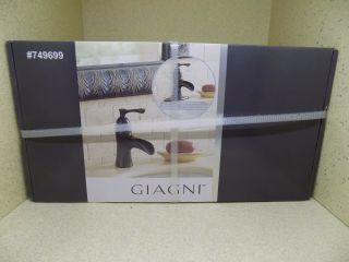 Giagni Andante Vintage Bronze 1 - Handle Single Hole/4 - In Center - Set Faucet