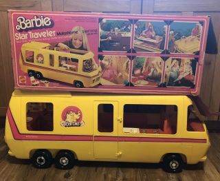 1976 Vintage Barbie Star Traveler Gmc Motorhome Camper - Mattel W/ Box