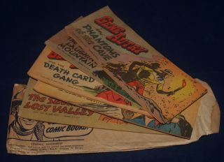Vintage Set Of Gene Autry Western Quaker Oats Premium Giveaway Comic Books 1950
