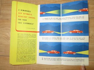 Vtg 1950 ' s GUIDE AUTRONIC EYE w/ brochure & advert GM Oldsmobile Pontiac Buick 4