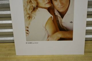 Farrah Fawcett & Ryan O’Neal Vtg 19991 TV Guide Cover Portrait 16x20 