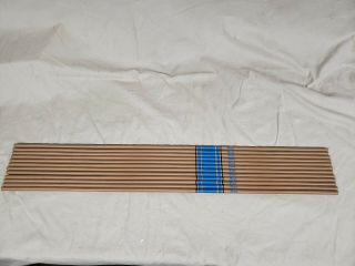 Vintage Untapered Bear Wood Arrows 50 - 55 Spine