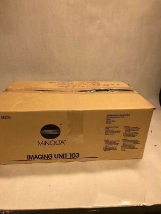 Vintage MINOLTA 4601 Imaging unit 103 Toner cleaning kit box 7