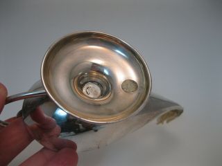 Wonderful Vintage Mexican Sterling Silver Aladdin ' s Cigar Lighter Lamp 6