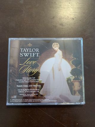 VERY RARE Taylor Swift Love Story Single CD Promo 2