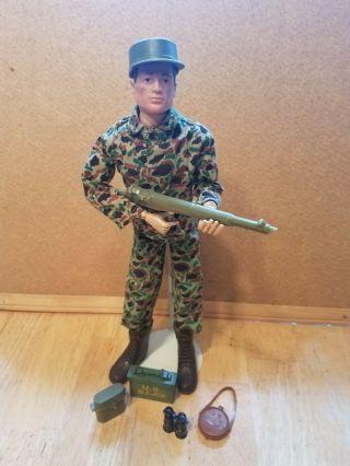 Vintage 1964 Gi Joe Action Figure And Accessories By Hasbro