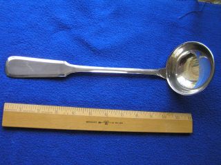 Imperial Russia Warsaw Large Silver Plated Ladle 1896 Russian Empire