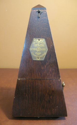 Vintage Seth Thomas Metronome De Maelzel Wood Made In Usa 5504 809
