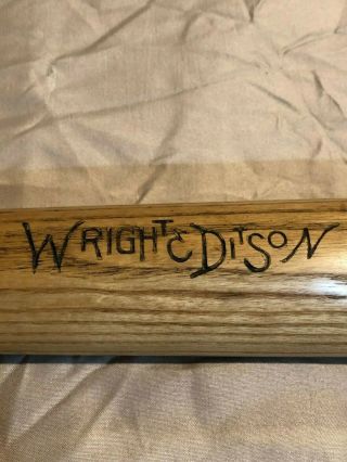 Vintage 1900s - 1920s Wright & Ditson Frank Johnny Schulte 32 " Baseball Bat