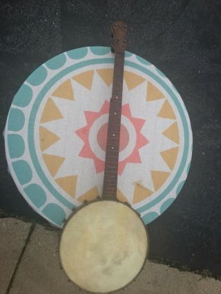 Antique/vintage/very Old 5 String Banjo Or Restoration