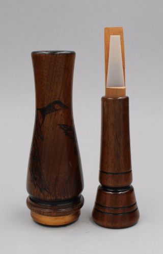 Vintage Ray Wright Carved Goose (duck) Call 3