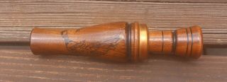 Vintage Ray Wright Carved Goose (duck) Call 4