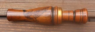 Vintage Ray Wright Carved Goose (duck) Call 7