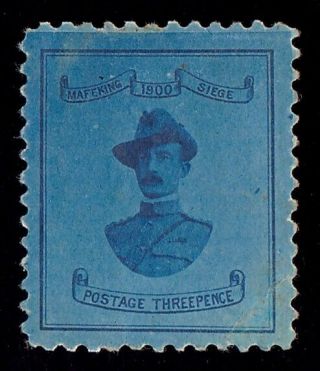 Cape Of Good Hope - Boer War Mafeking 1900 Baden - Powell 3d Expertised Rare M
