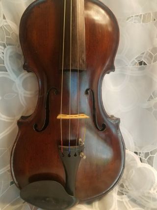 Old Antique Vintage Violin 4/4 Size Stainer Stamp Sound Good Preserve