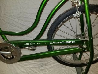 Schwinn Vintage Exerciser Stationary Bicycle Campus Green Circa 1969 2