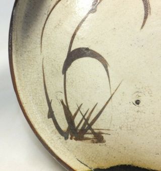 G626: Popular Japanese really old ORIBE pottery plate called ANDON - ZARA 5