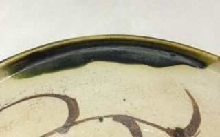 G626: Popular Japanese really old ORIBE pottery plate called ANDON - ZARA 7