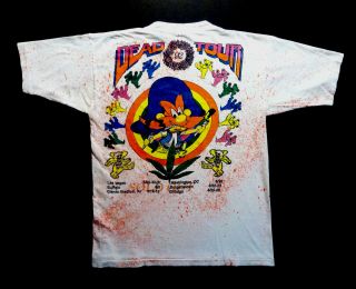 Grateful Dead Shirt T Shirt Vintage 1992 Yosemite Sam Looney Tunes Marijuana Thc