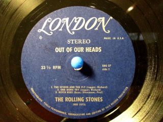 Rolling Stones London SBG 37 Out Of Our Heads Mega - rare Jukebox 33 1/3 EP 3