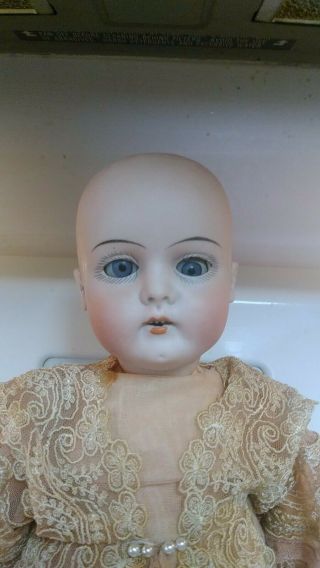 R.  B.  Remple & Breitung Antique Bisque Head Doll & Body13 " Open/close Eyes