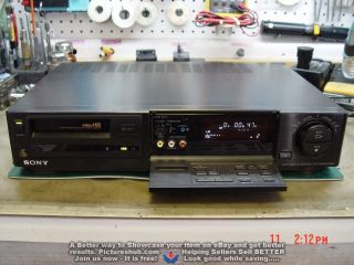 Sony EV - S2000 8mm Hi8 Stereo HiFi Editing VCR RARE - 90 Days 3