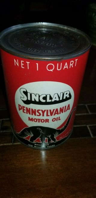 Sinclair Dino Oil Can Rare Vintage