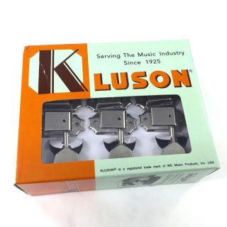 Kluson Nickel 3x3 Metal Tulip Button Tuners For Vintage Gibson® Guitar Sd90sln/m