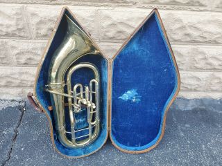 Vintage York Baritone With Case And King M31 Mouthpiece
