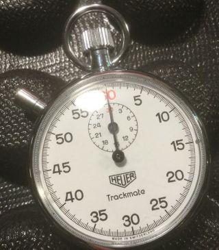 Vintage Swiss Made Heuer Trackmate Stopwatch Switzerland