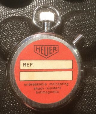 Vintage Swiss Made HEUER TRACKMATE Stopwatch Switzerland 3