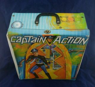 Vintage 1967 Ideal Captain Action Loose Headquarters Carrying Case