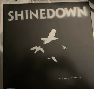 Shinedown Sound Of Madness Vinyl 2 Lp Clear Black Silver Splatter Only 600 Rare