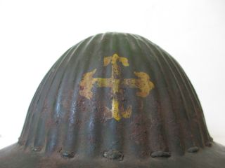 Extra Rare Spanish Civil War M16 Portuguese Helmet Cruz De Aviz