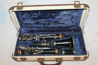 Vintage Martin Freres Coudet Wood Clarinet With Case - Vgc Serial 1345