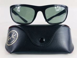 Vintage Bausch & Lomb B&l Ray Ban Balorama Sunglasses L2870 Black Frame W/ Case