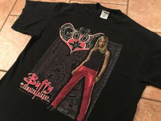 Spike Buffy The Vampire Slayer Shirt Vtg Jason Friday 13th Promo Xl Horror