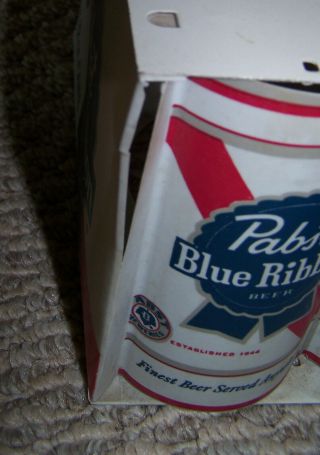 Vintage Pabst Blue Ribbon Beer Lighted Six Pack Display Sign Flashing Light 5