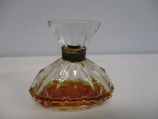 Vintage Jean Patou Paris Baccarat Bottle Joy Parfum 1 Oz 2 3/4 " High