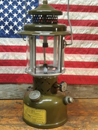 Vintage Coleman Us Army Lantern Dated 1952