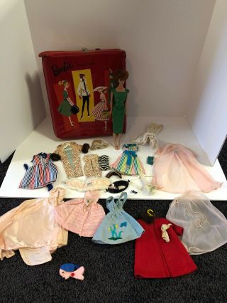 Vintage 1960’s Barbie Doll Clothing Case And More Nr