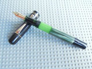 Vintage Green Marbled Pelikan 100 Fountain Pen