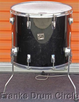 Vintage Tama Imperialstar 18 " Floor Tom Black Drum For Set