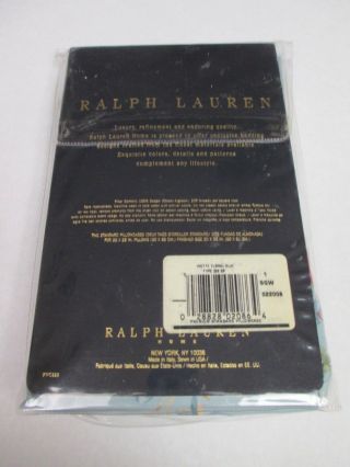 Ralph Lauren Vintage Cottage YVETTE Ruffled Blue Floral 2 Standard Pillowcases 2
