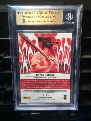 2013 Panini Prizm En Fuego Bryce Harper BGS 10 Gold Prizm PRISTINE /25 RARE ⚾️ 4