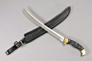 Vintage Rare United Cutlery Fixed Blade Short Sword,  With Scabbard.