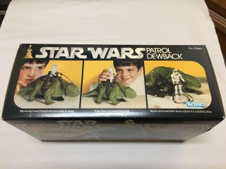 Vintage Kenner Star Wars Boxed Patrol Dewback FIRST Issue Box Contents 2