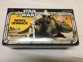 Vintage Kenner Star Wars Boxed Patrol Dewback FIRST Issue Box Contents 3